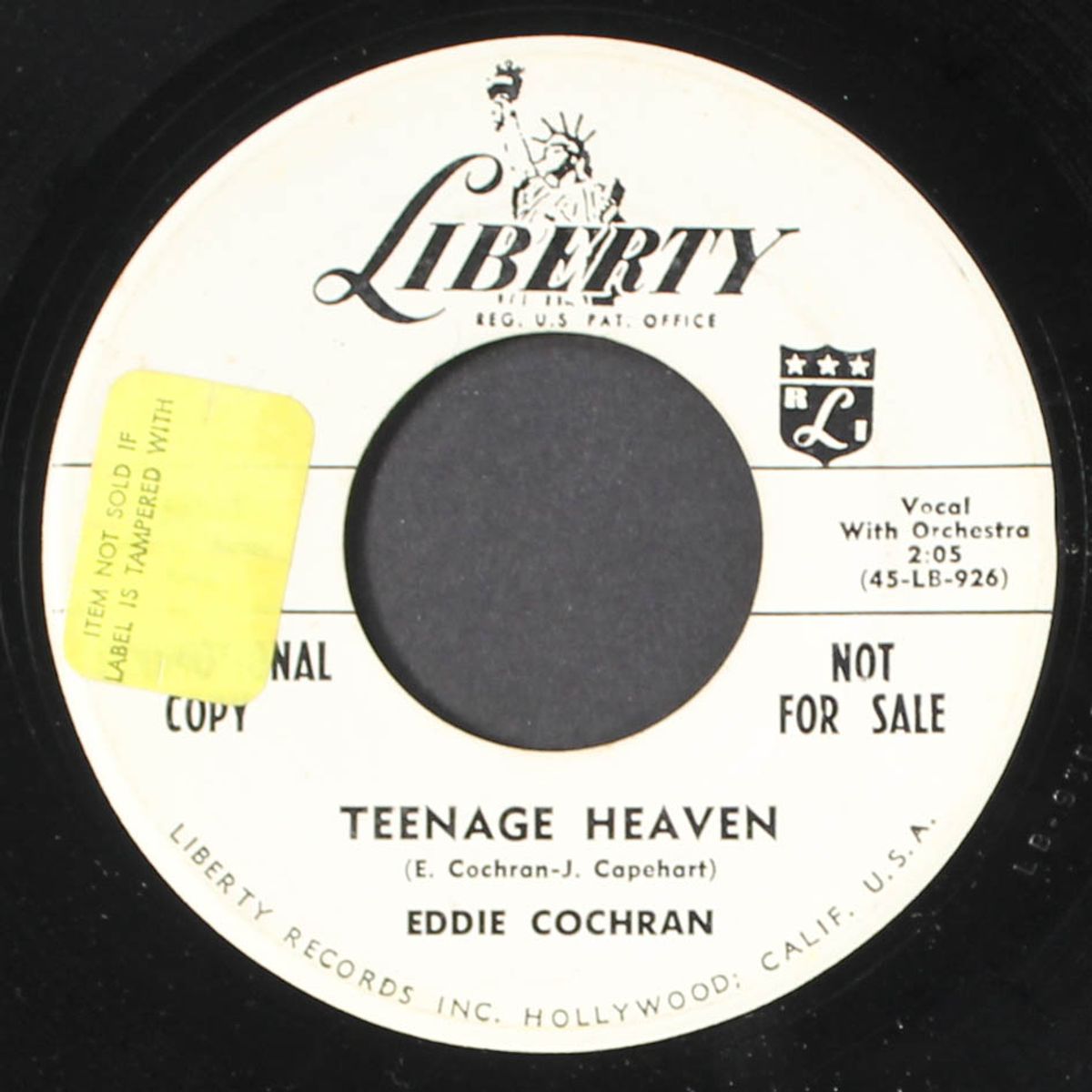 teenage heaven / i remember by EDDIE COCHRAN