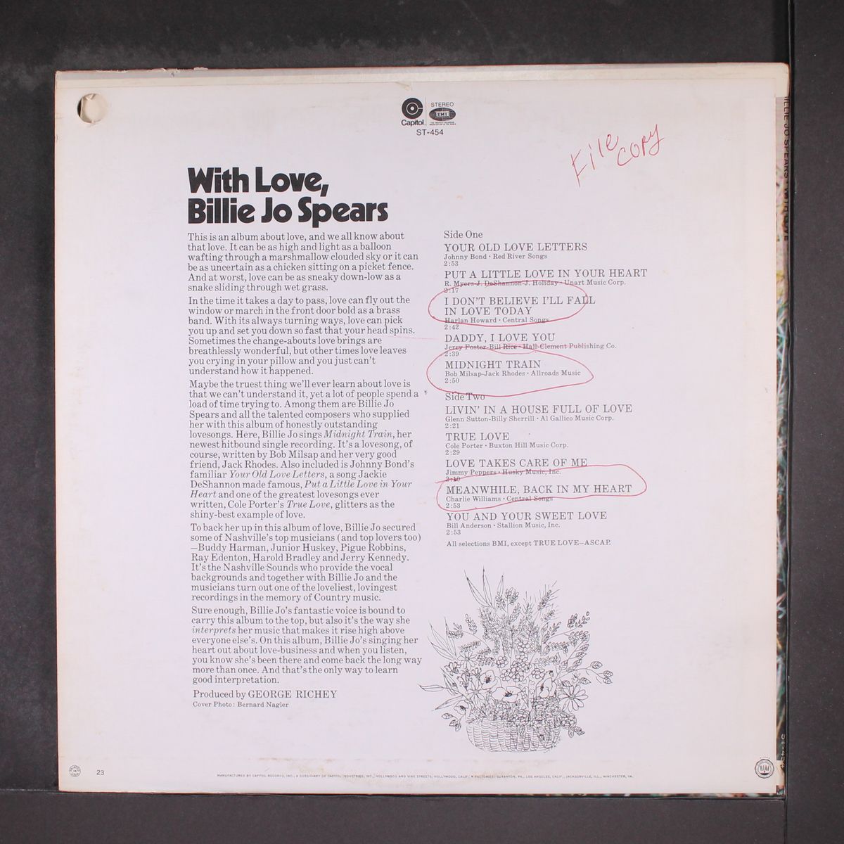 with love by BILLIE JO SPEARS