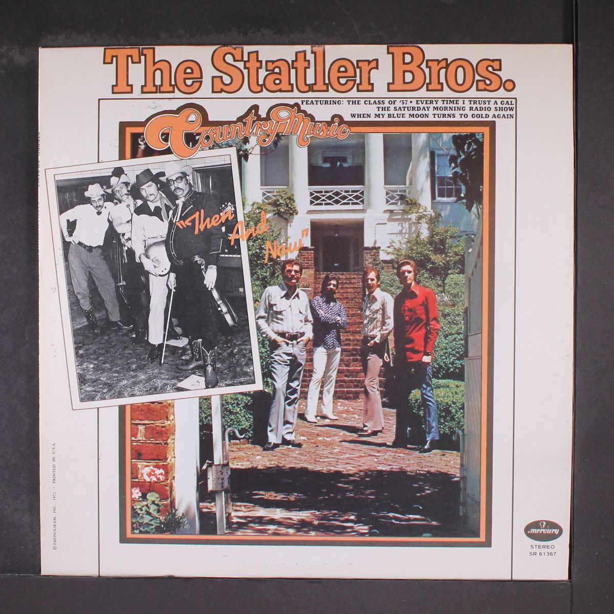 country music then and now by STATLER BROTHERS