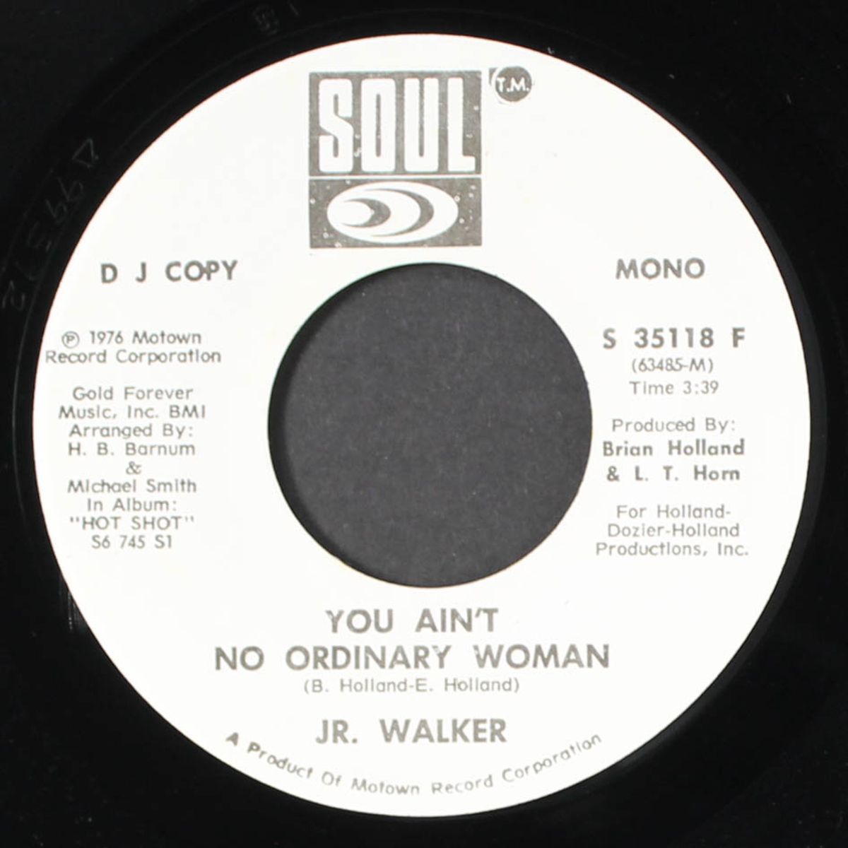 you ain't no ordinary woman / mono by JR. WALKER