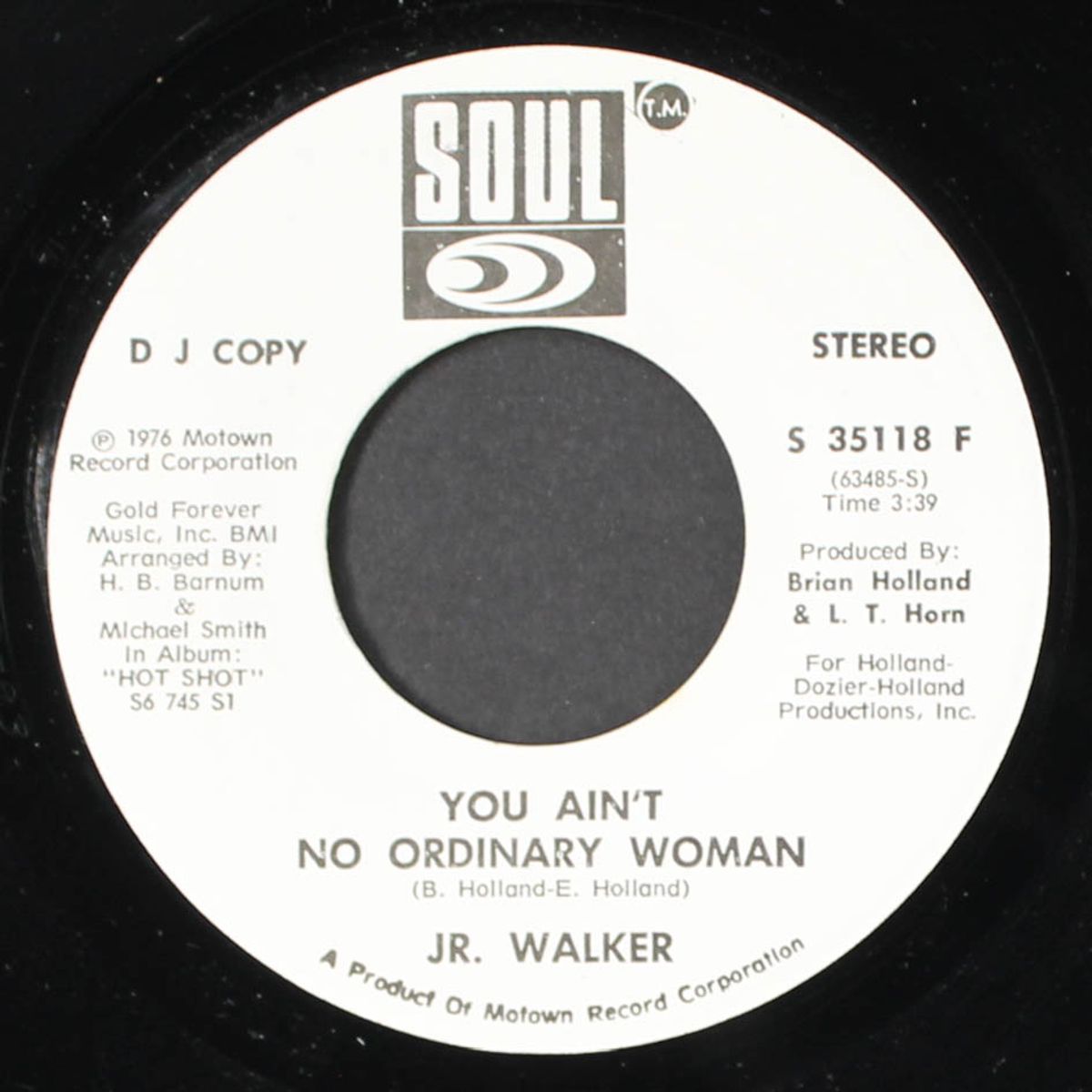 you ain't no ordinary woman / mono by JR. WALKER