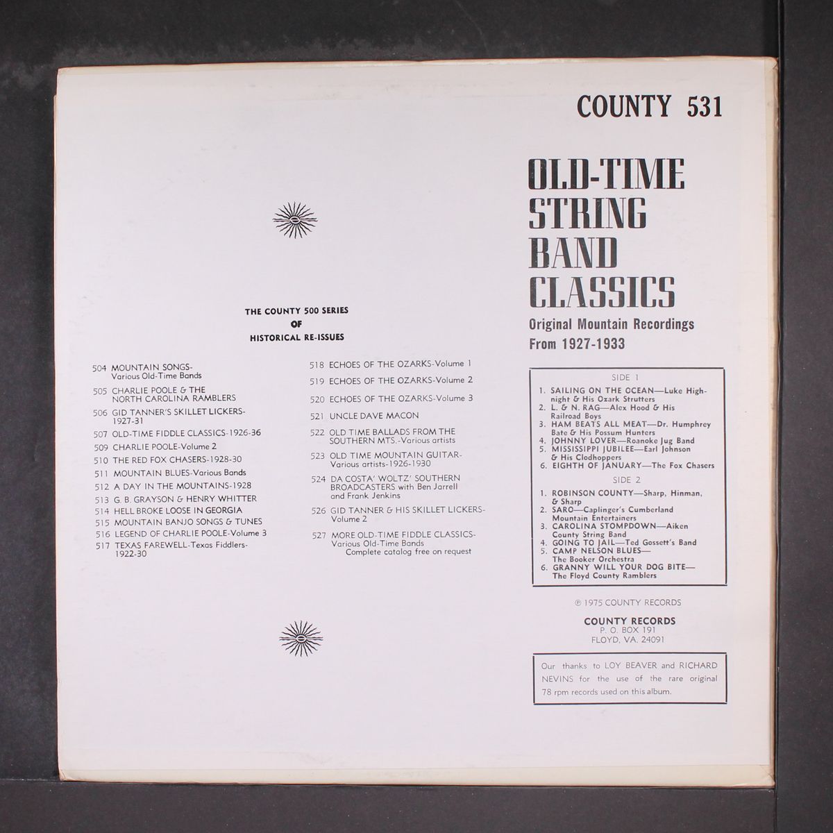 old-time string band classics (1927-1933) by VARIOUS