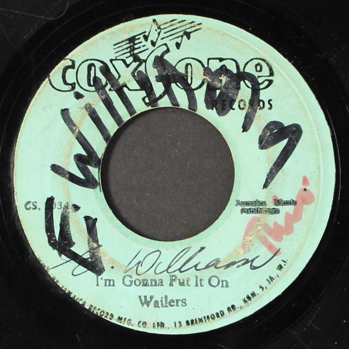 i'm gonna put it on / love wont be mine (skips) by WAILERS