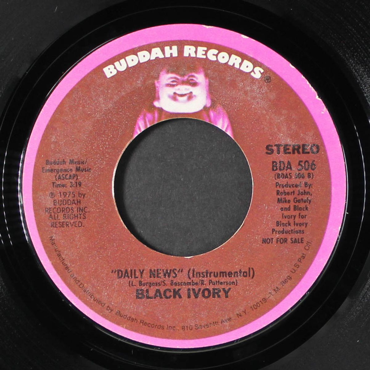 daily news (instrumental) / same by BLACK IVORY