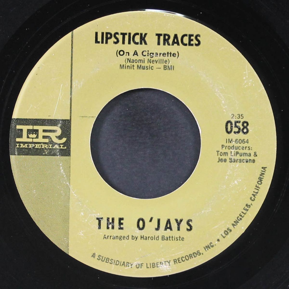 think it over, baby / lipstick traces by O'JAYS