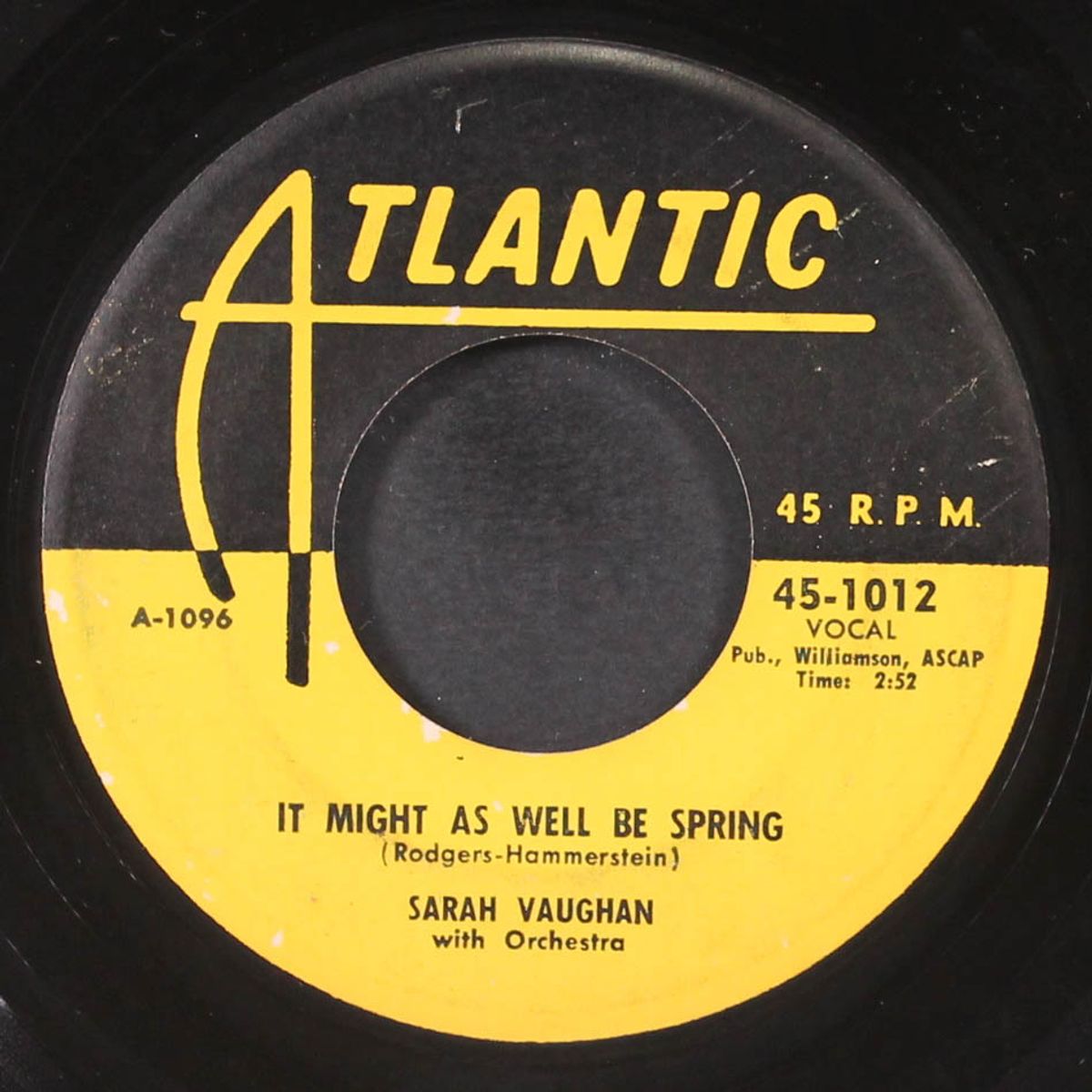 it might as well be spring / you go to my head by SARAH VAUGHAN
