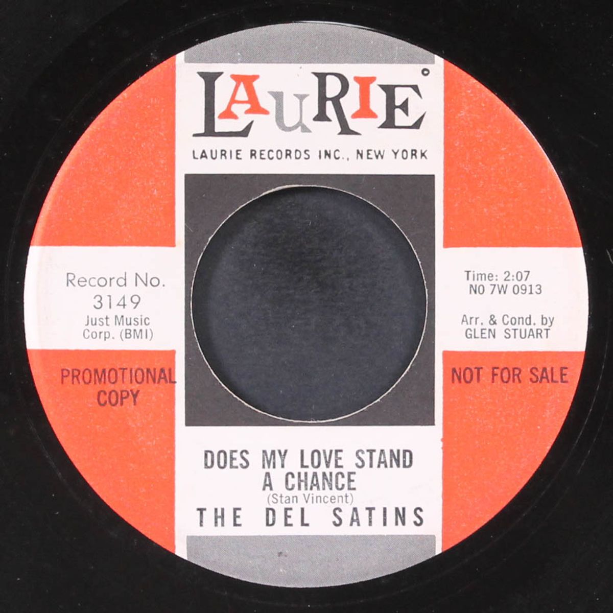 ballad of a dee-jay / does my love stand a chance by DEL-SATINS