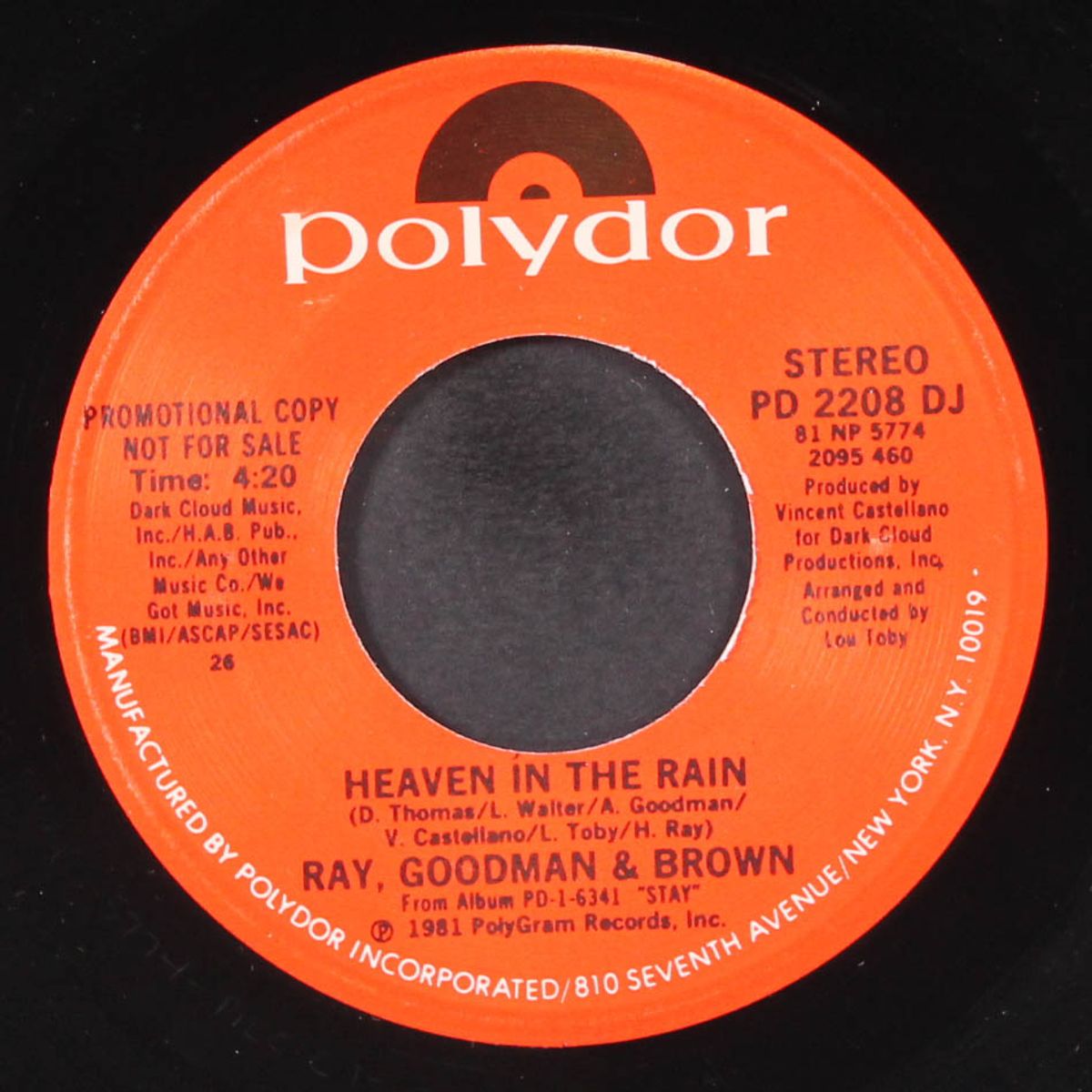 heaven in the rain by RAY, GOODMAN & BROWN