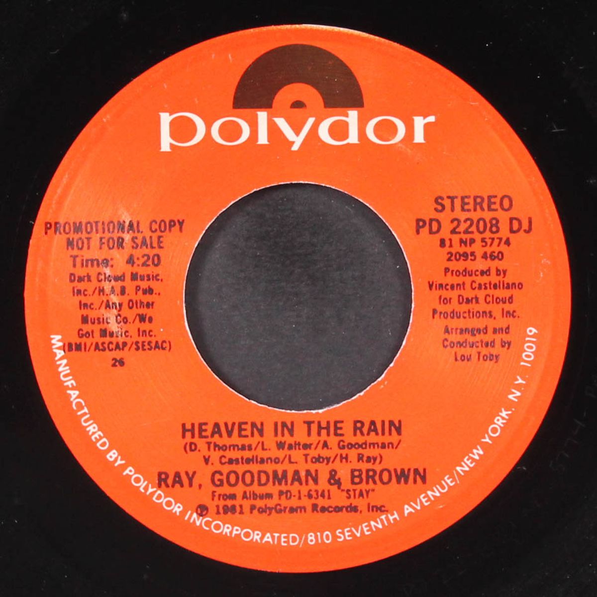 heaven in the rain by RAY, GOODMAN & BROWN