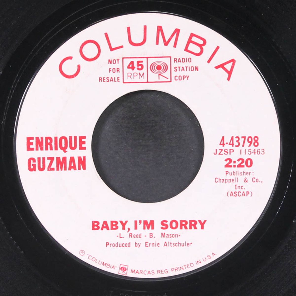 baby, i'm sorry / tan cerca by ENRIQUE GUZMAN