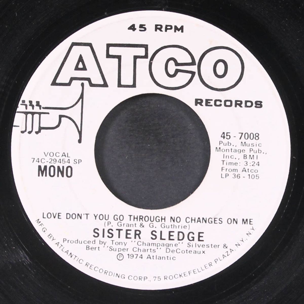 love don't you go through no changes on me / mono by SISTER SLEDGE