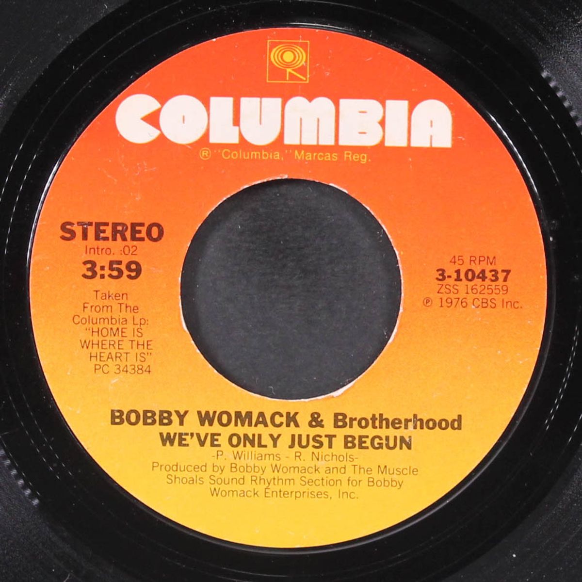 home is where the heart is / we've only just begun by BOBBY WOMACK