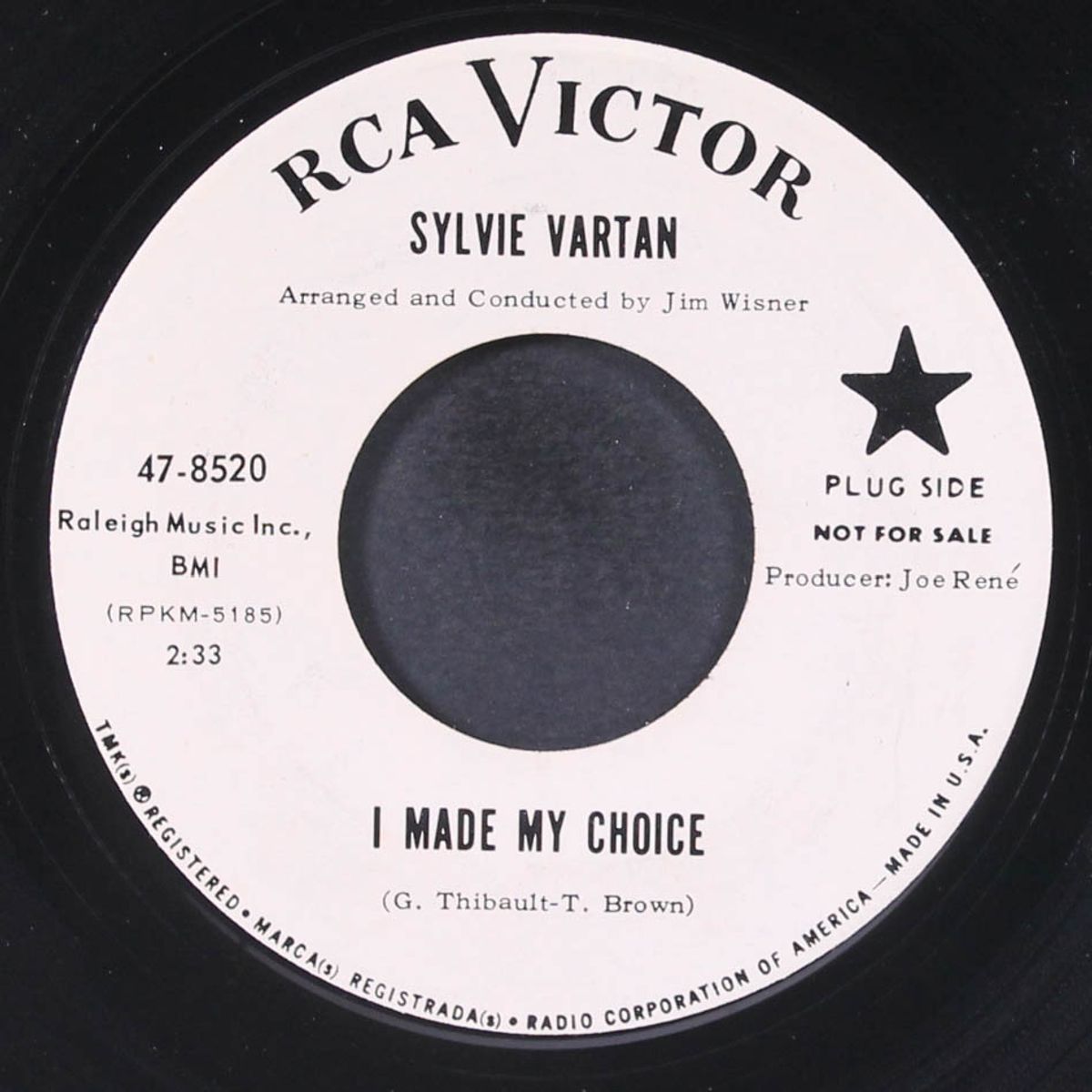 i made my choice / one more day by SYLVIE VARTAN