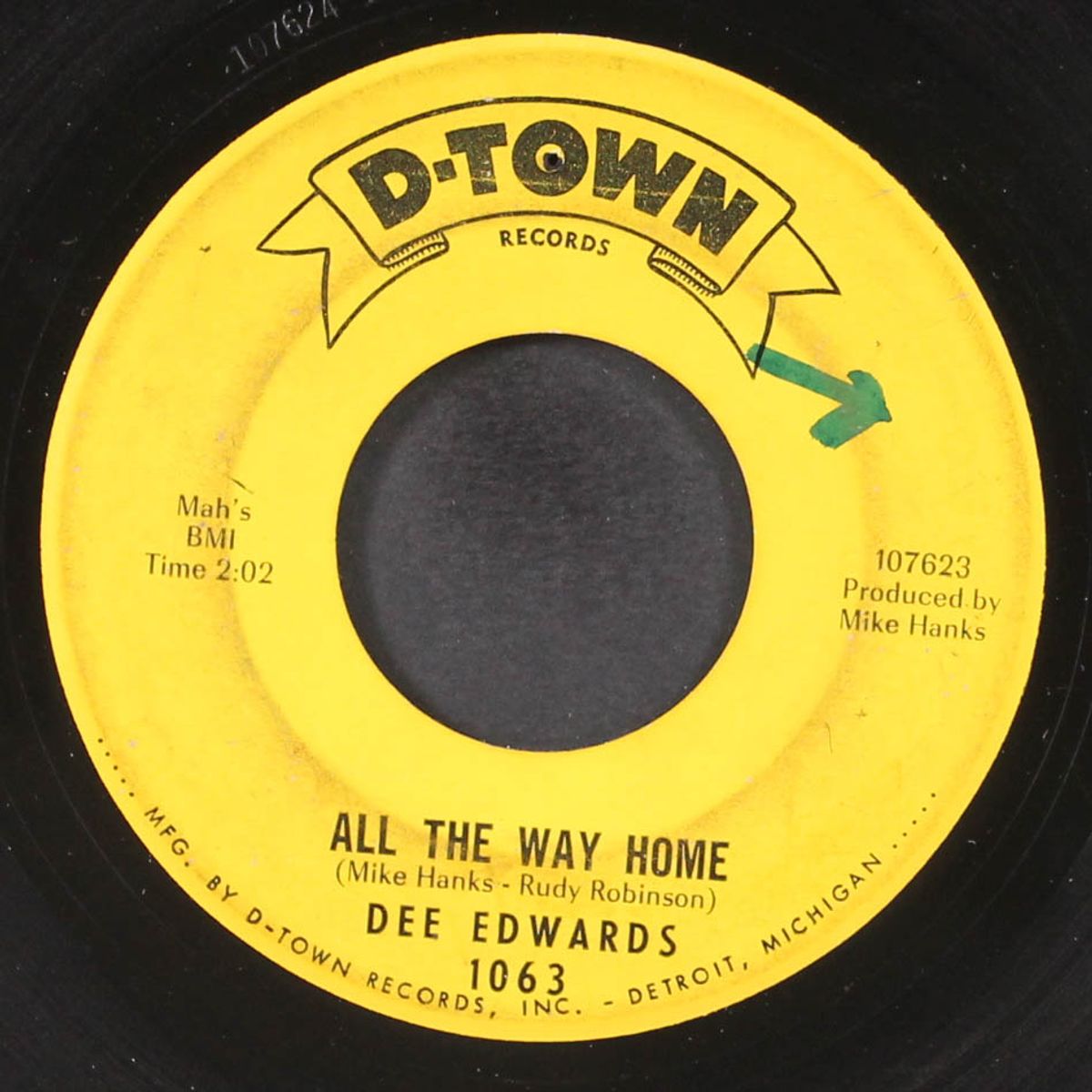 all the way home / love, love, love by DEE EDWARDS