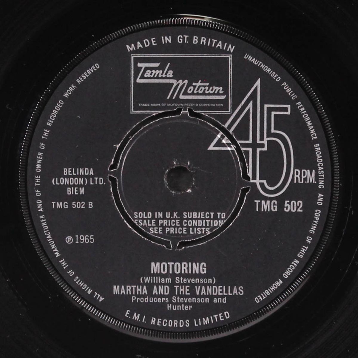 nowhere to run / motoring by MARTHA & VANDELLAS