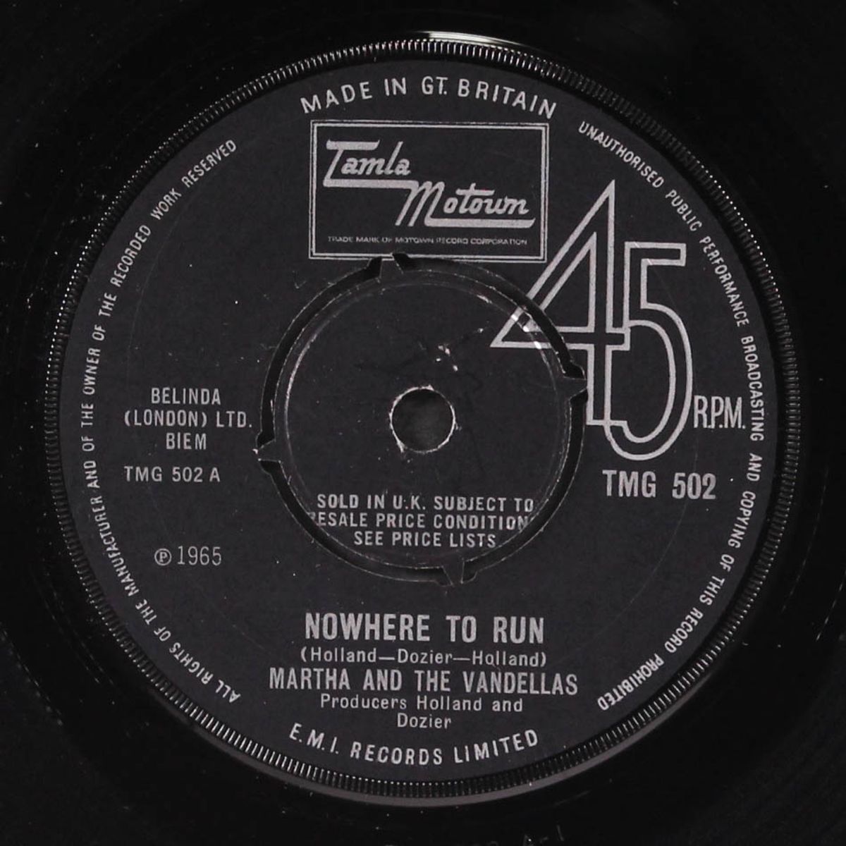 nowhere to run / motoring by MARTHA & VANDELLAS