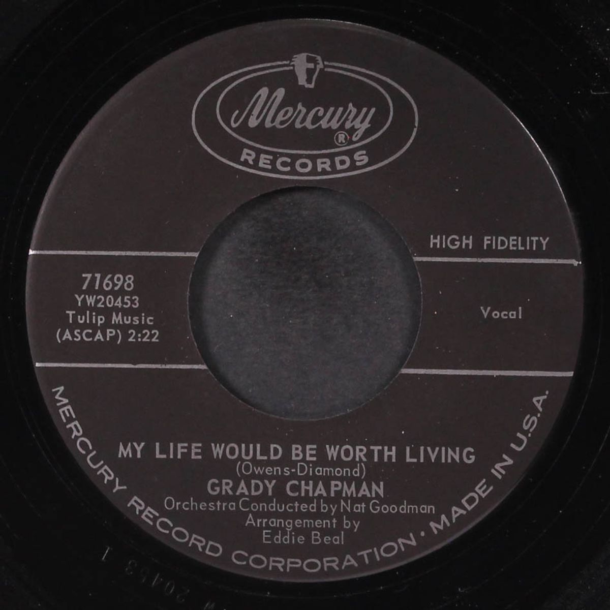 ambush / my life would be worth living by GRADY CHAPMAN
