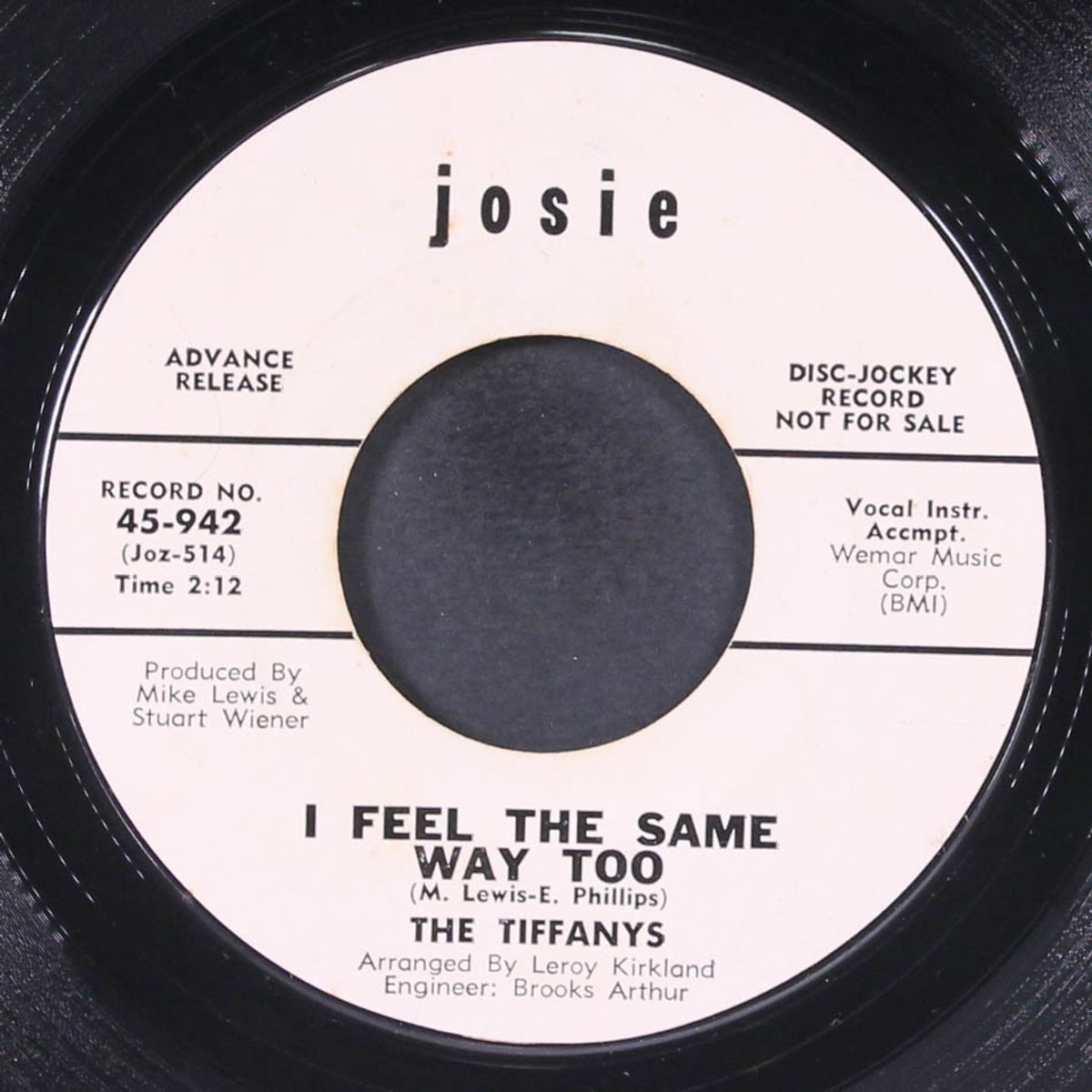 i just wanna be your girl / i feel the same way too by TIFFANYS