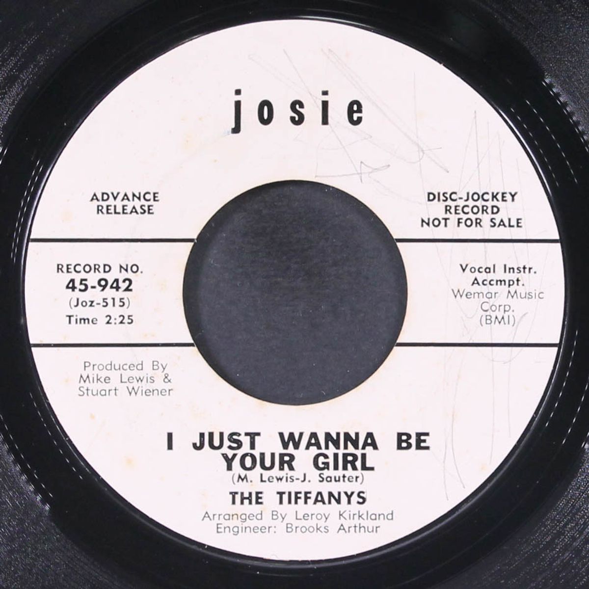 i just wanna be your girl / i feel the same way too by TIFFANYS