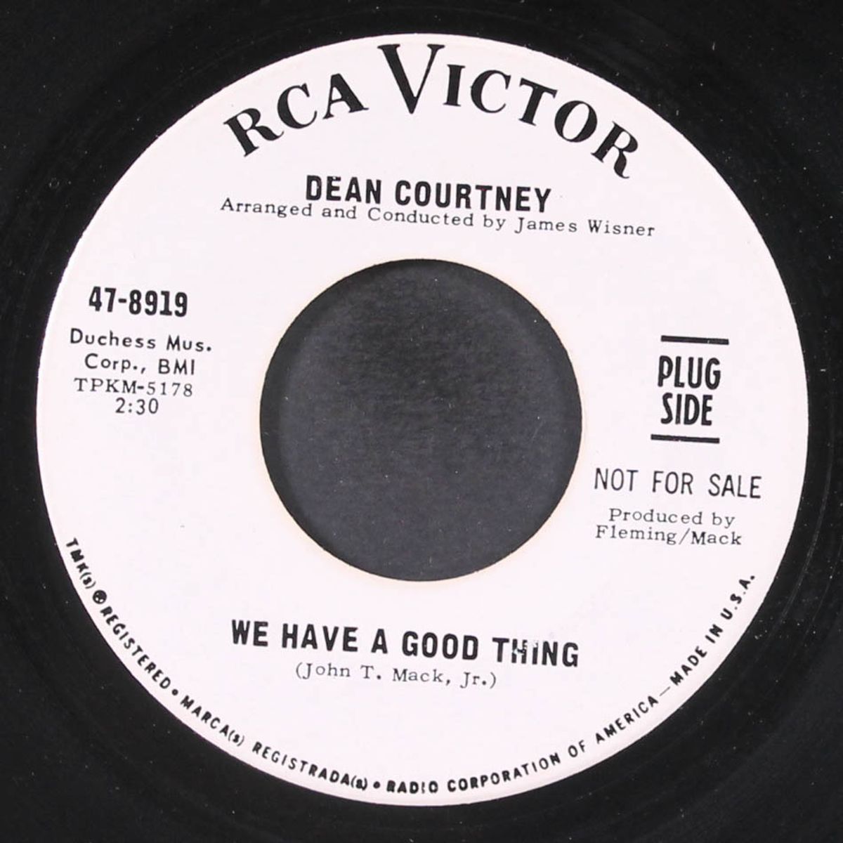 we have a good thing / my soul concerto by DEAN COURTNEY