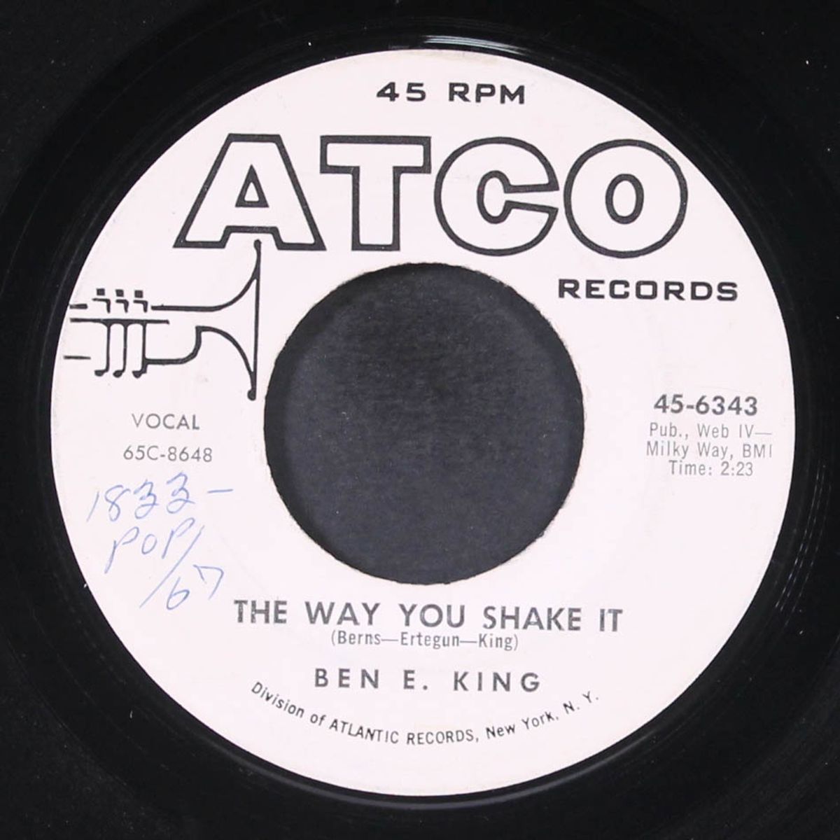 the record / the way you shake it by BEN E. KING