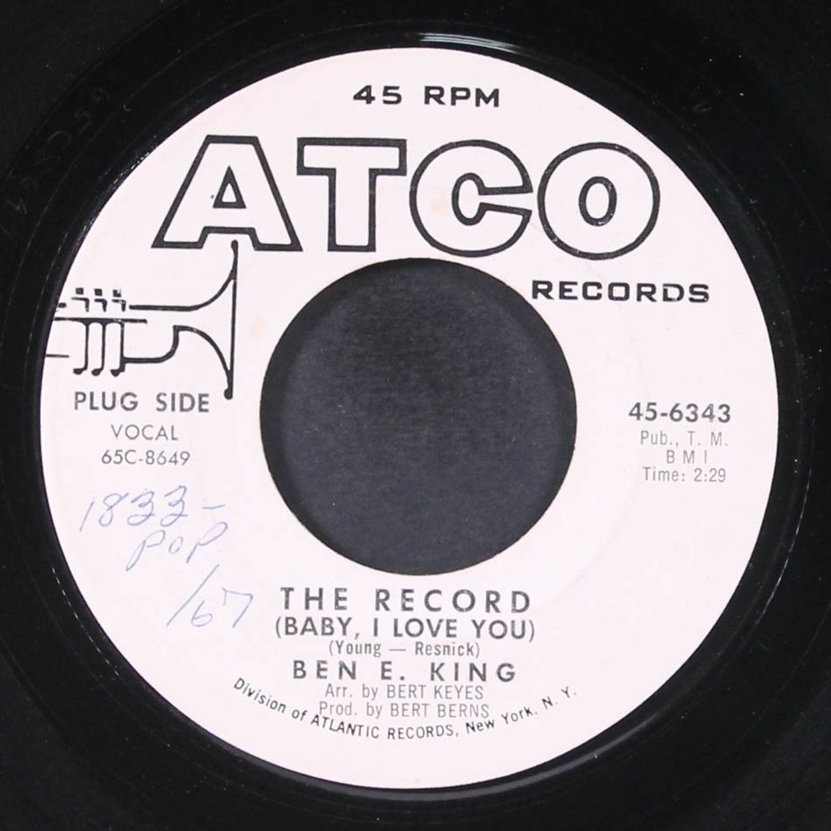 the record / the way you shake it by BEN E. KING