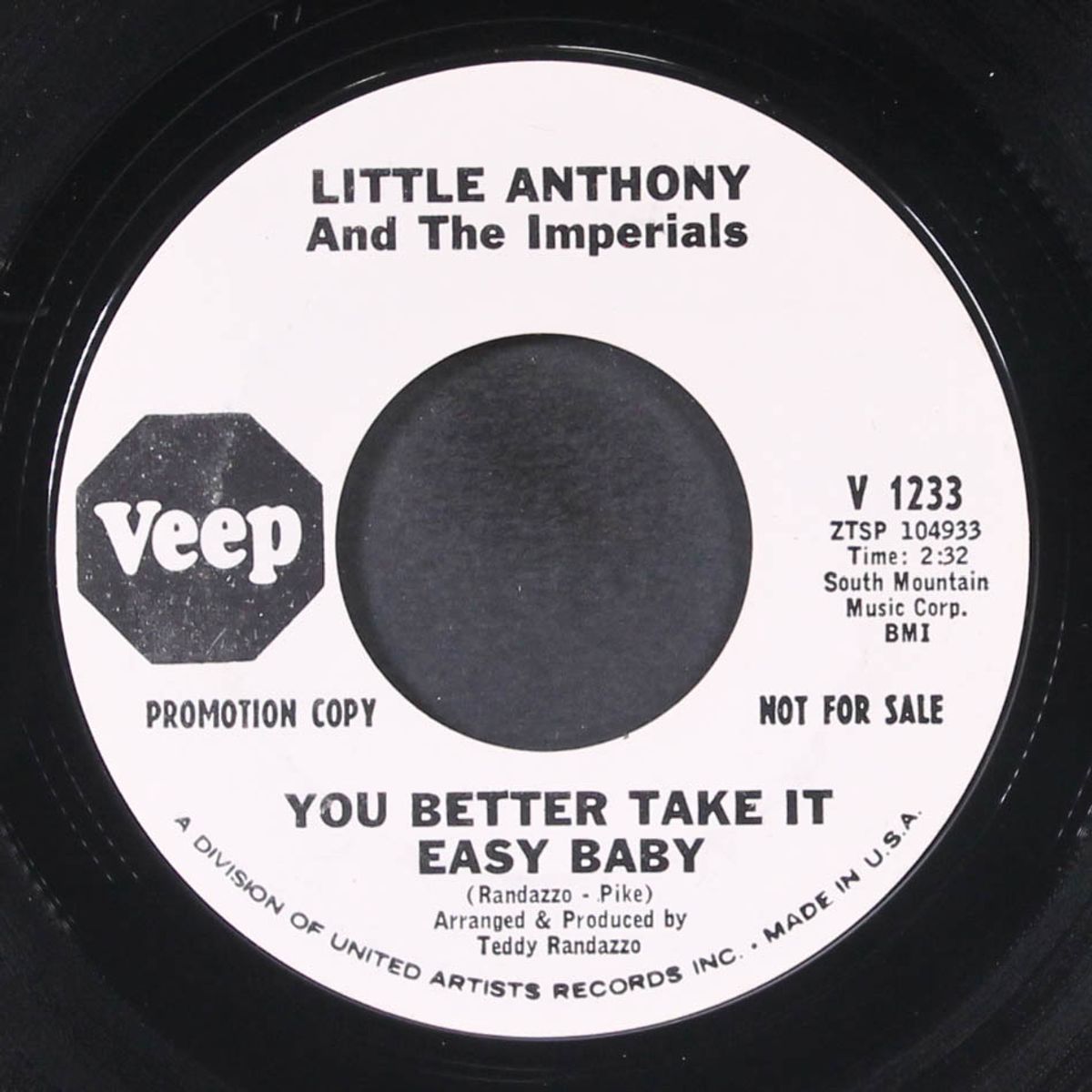 gonna fix you good / you better take it easy baby by LITTLE ANTHONY & IMPERIALS