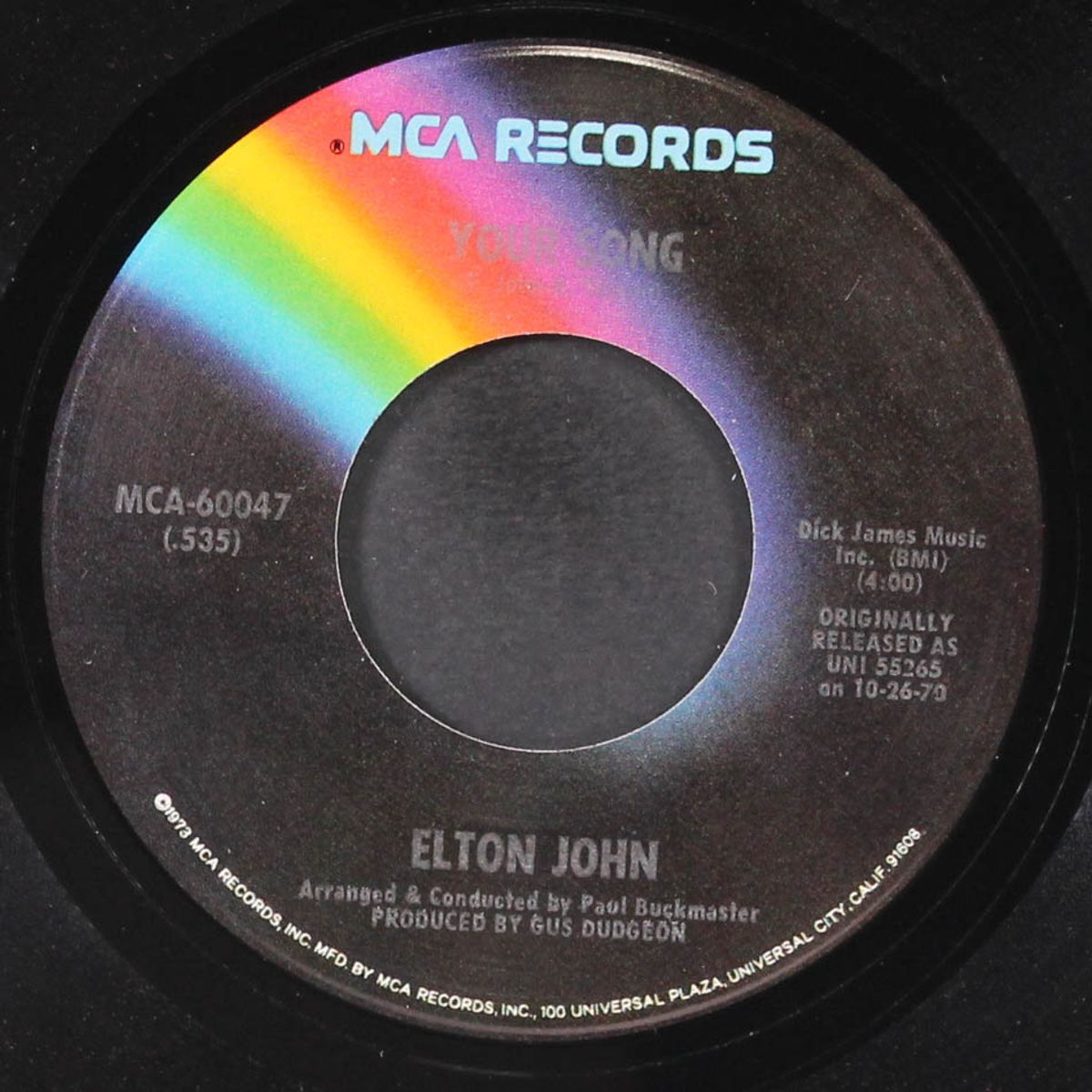 take me to the pilot / your song by ELTON JOHN