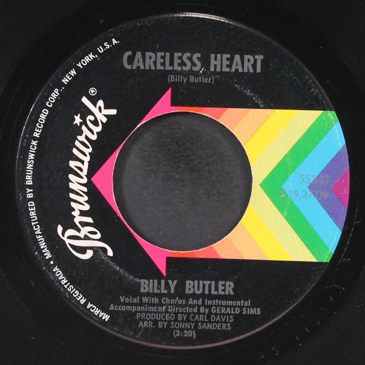 i'll bet you / careless heart by BILLY BUTLER