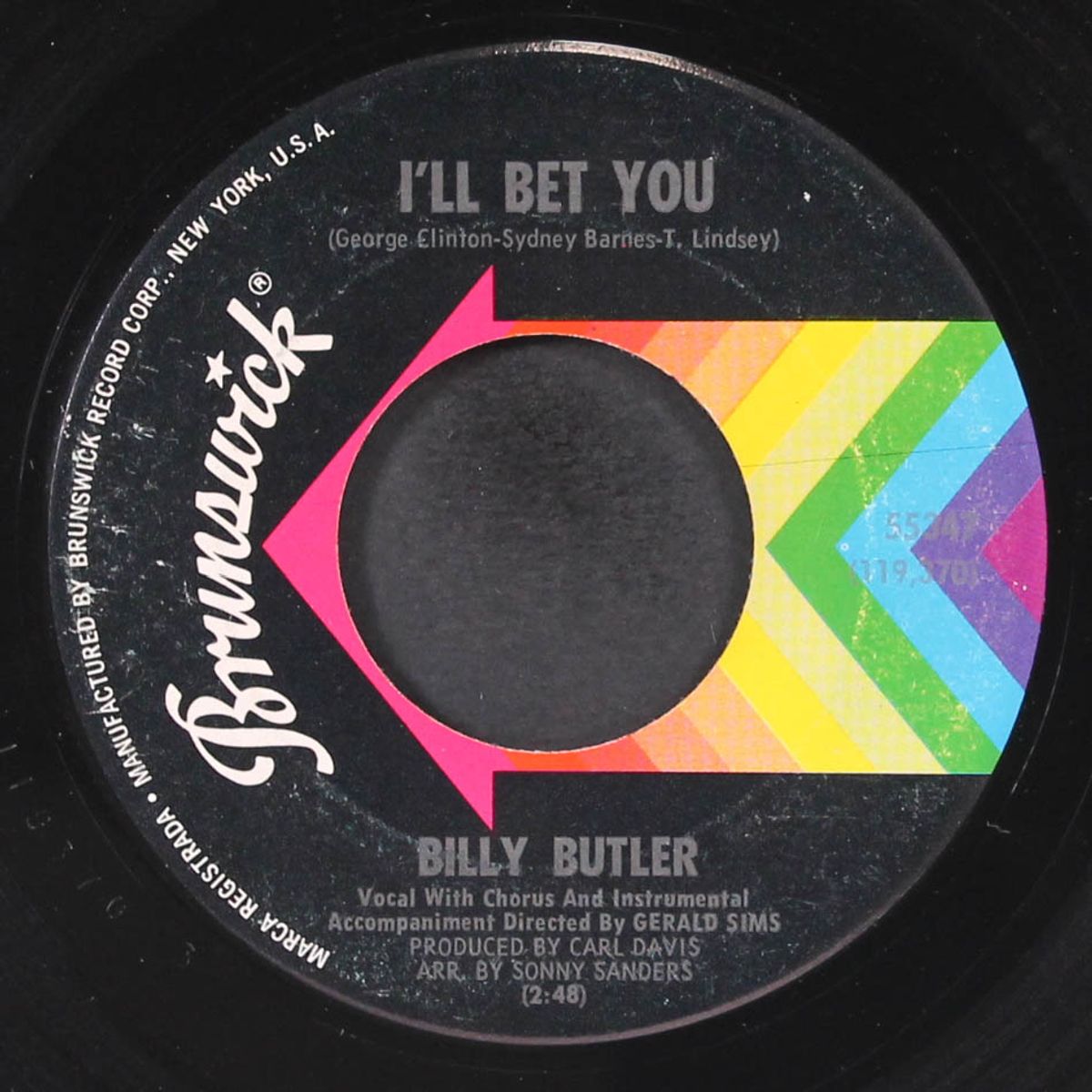 i'll bet you / careless heart by BILLY BUTLER