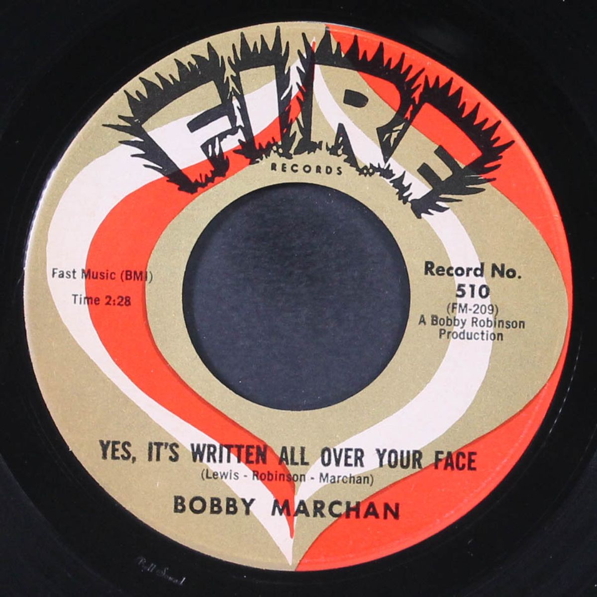 look at my heart / yes, it's written all over your face by BOBBY MARCHAN