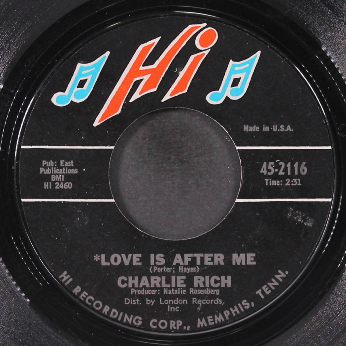 love is after me / pass on by by CHARLIE RICH