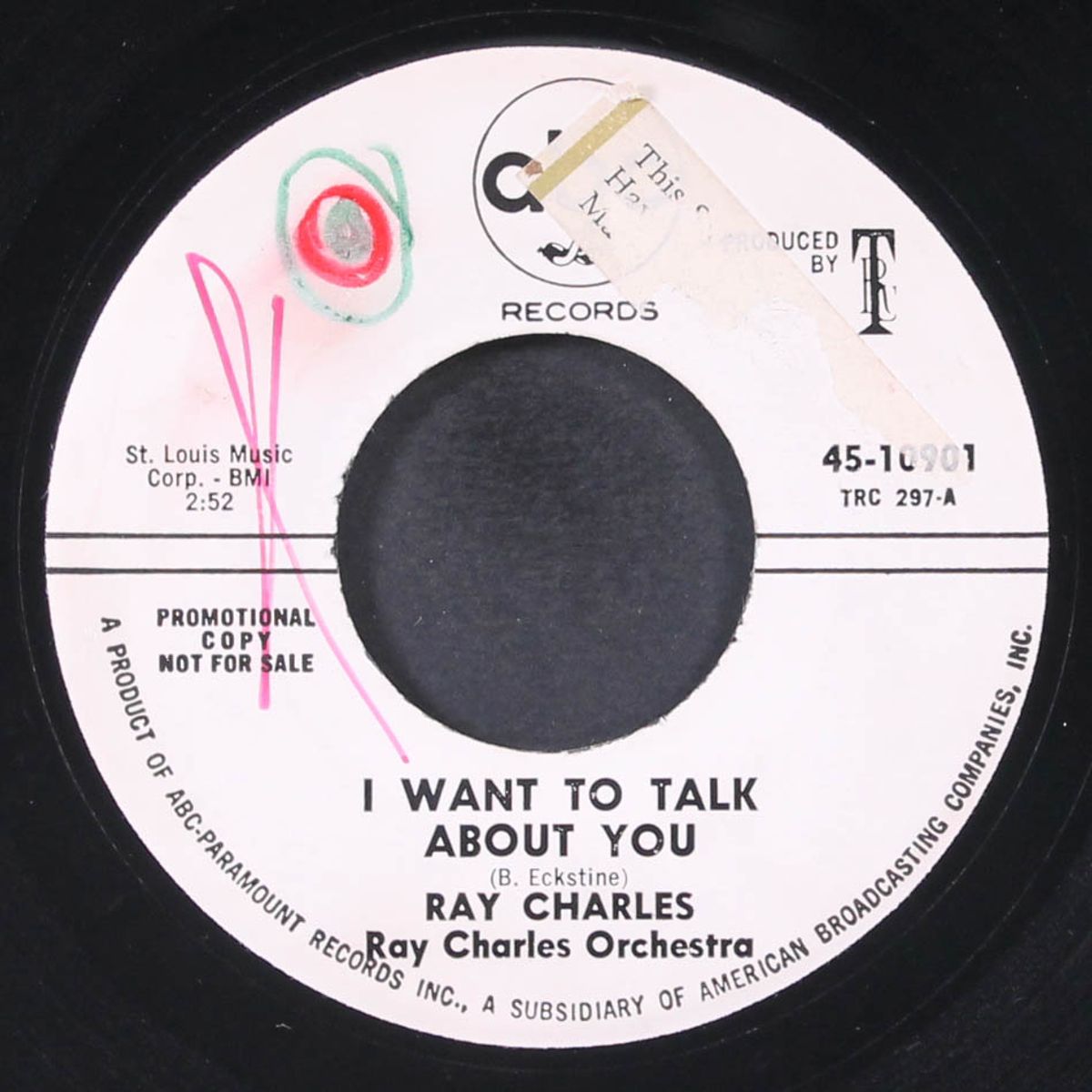 something inside me / i want to talk about you by RAY CHARLES
