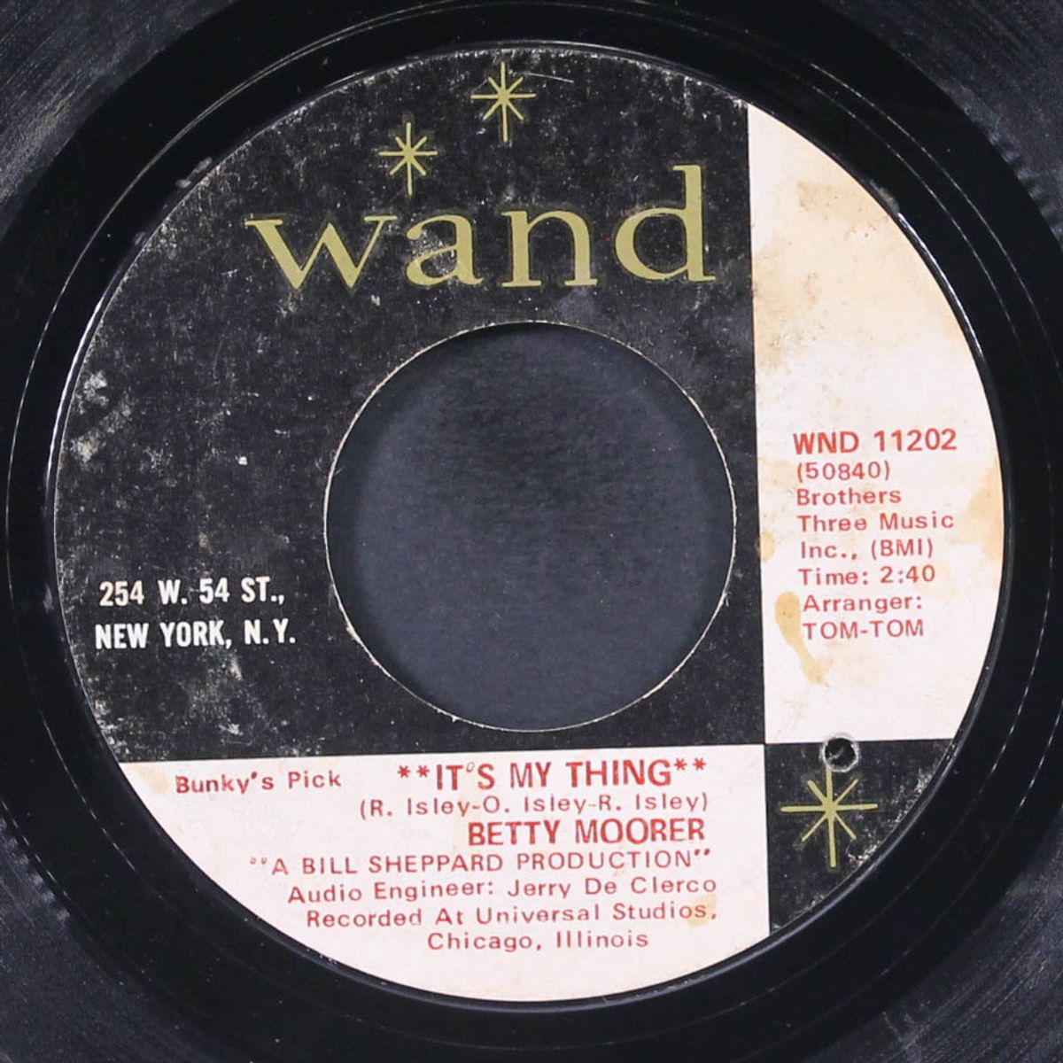 speed up / it's my thing by BETTY MOORER