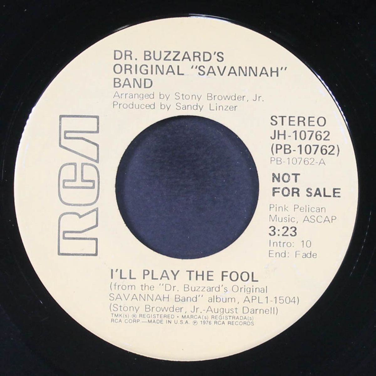 i'll play the fool / mono by DR. BUZZARD'S ORIG SAVANNAH BAND