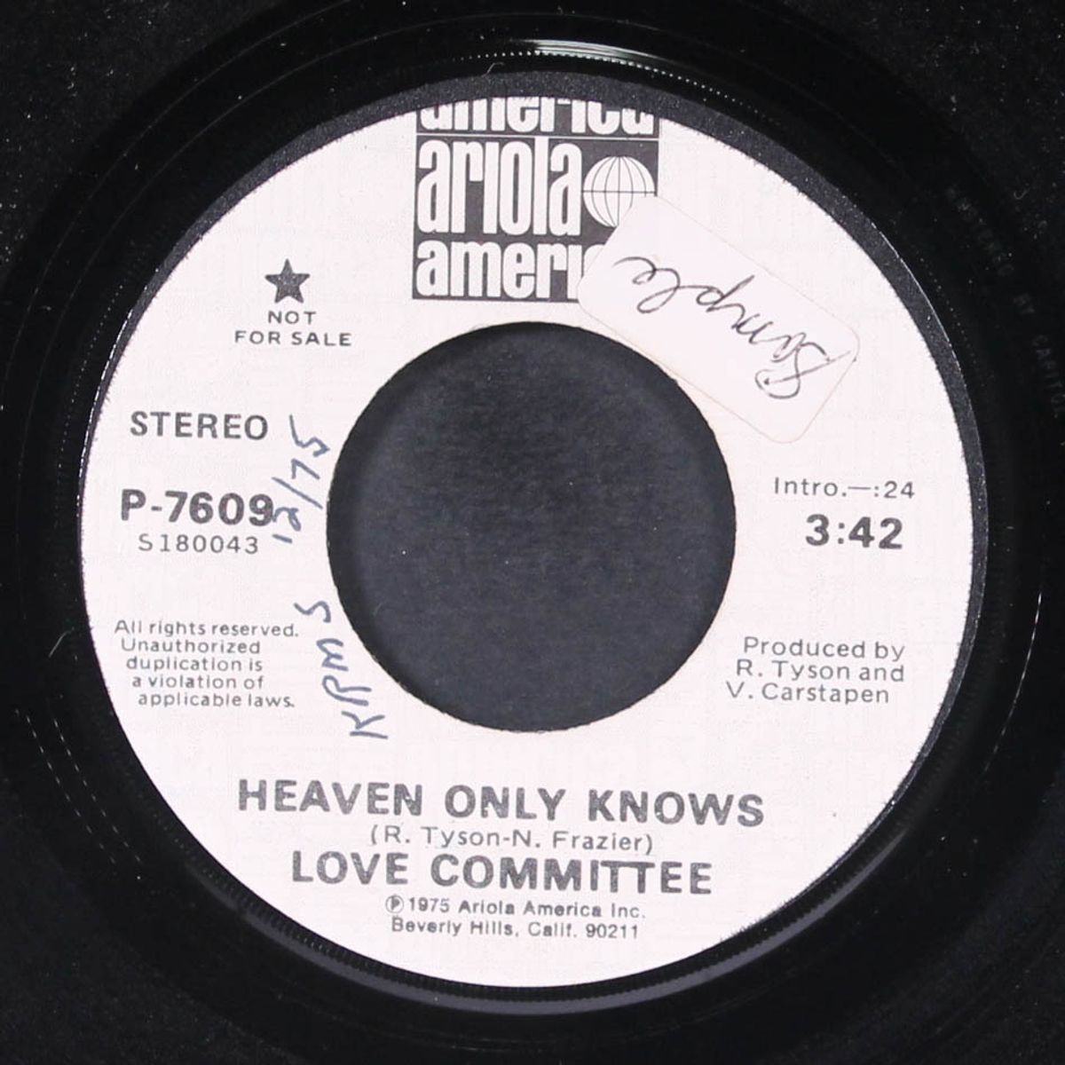 heaven only knows / am i wasting time by LOVE COMMITTEE