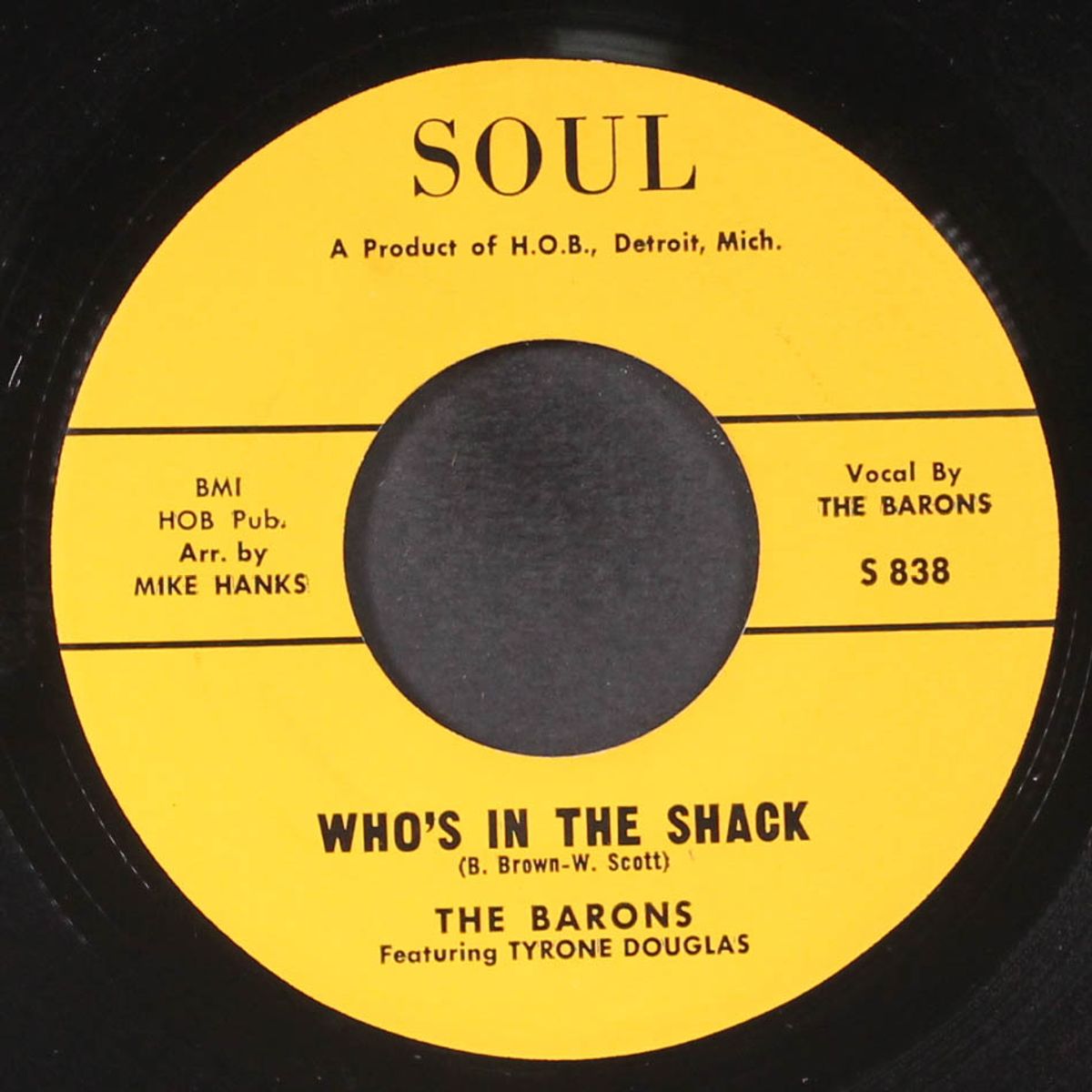 while the cats away / who's in the shack by BARONS