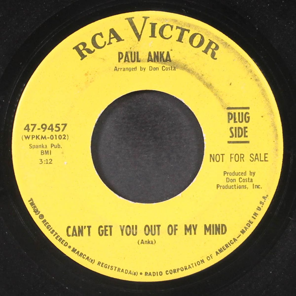 when we get there / can't get you out of my mind by PAUL ANKA