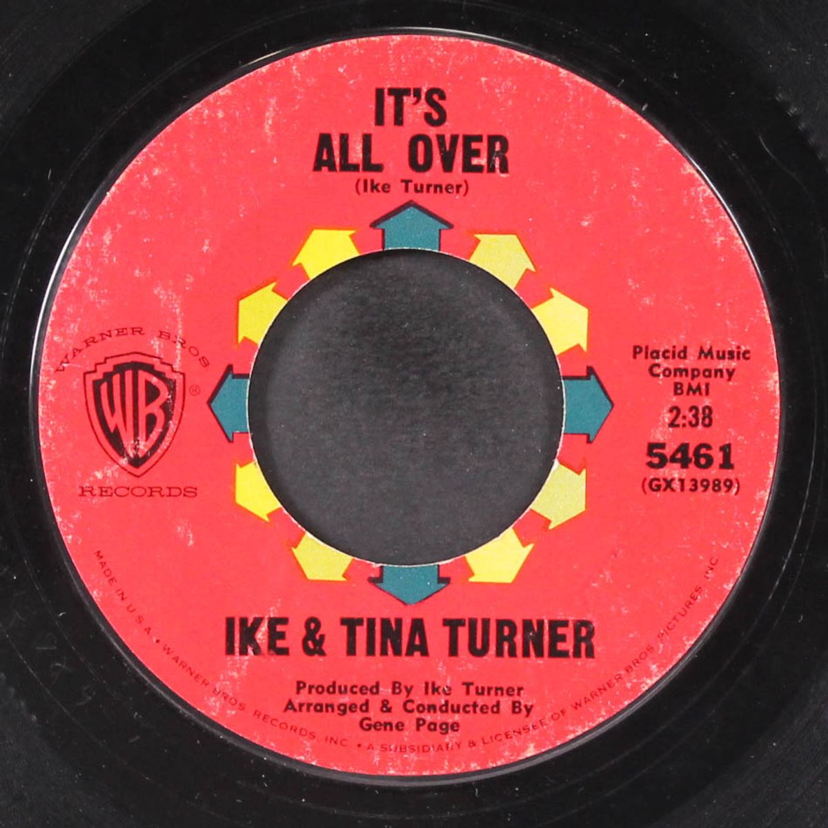 finger poppin / it's all over by IKE & TINA TURNER