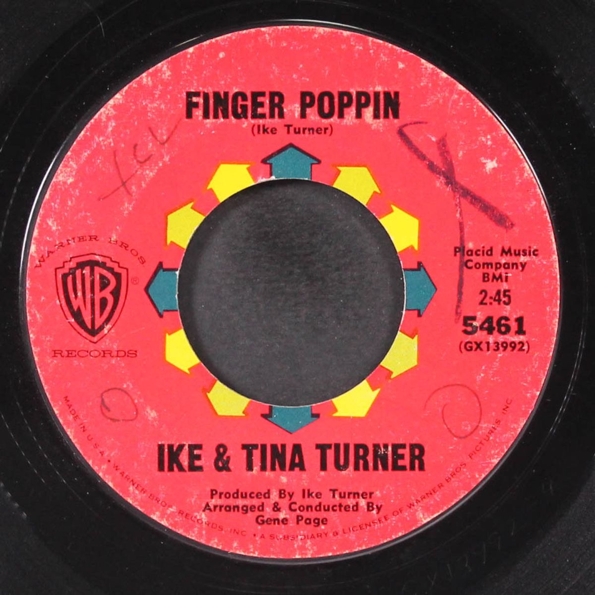 finger poppin / it's all over by IKE & TINA TURNER