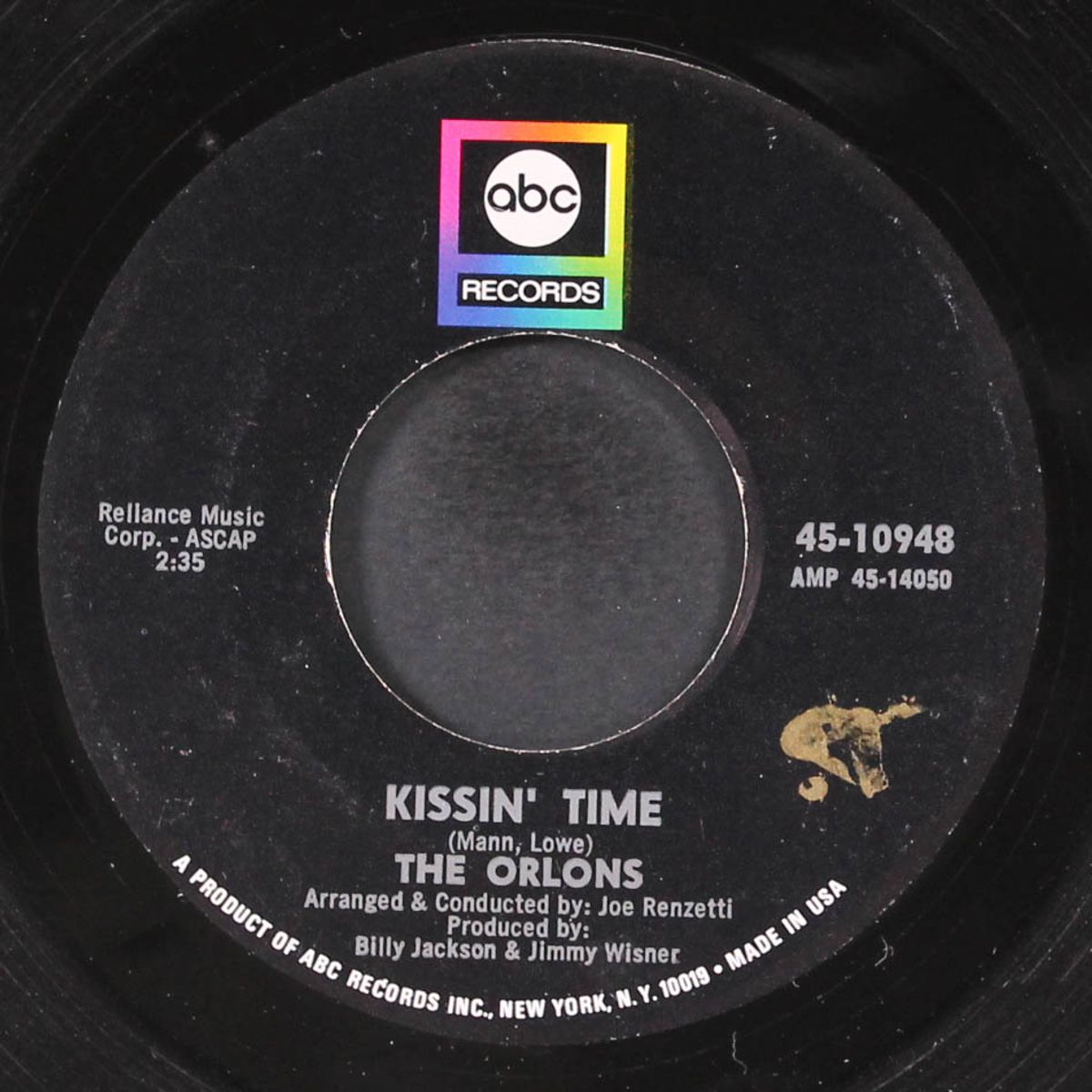 once upon a time / kissin' time by ORLONS