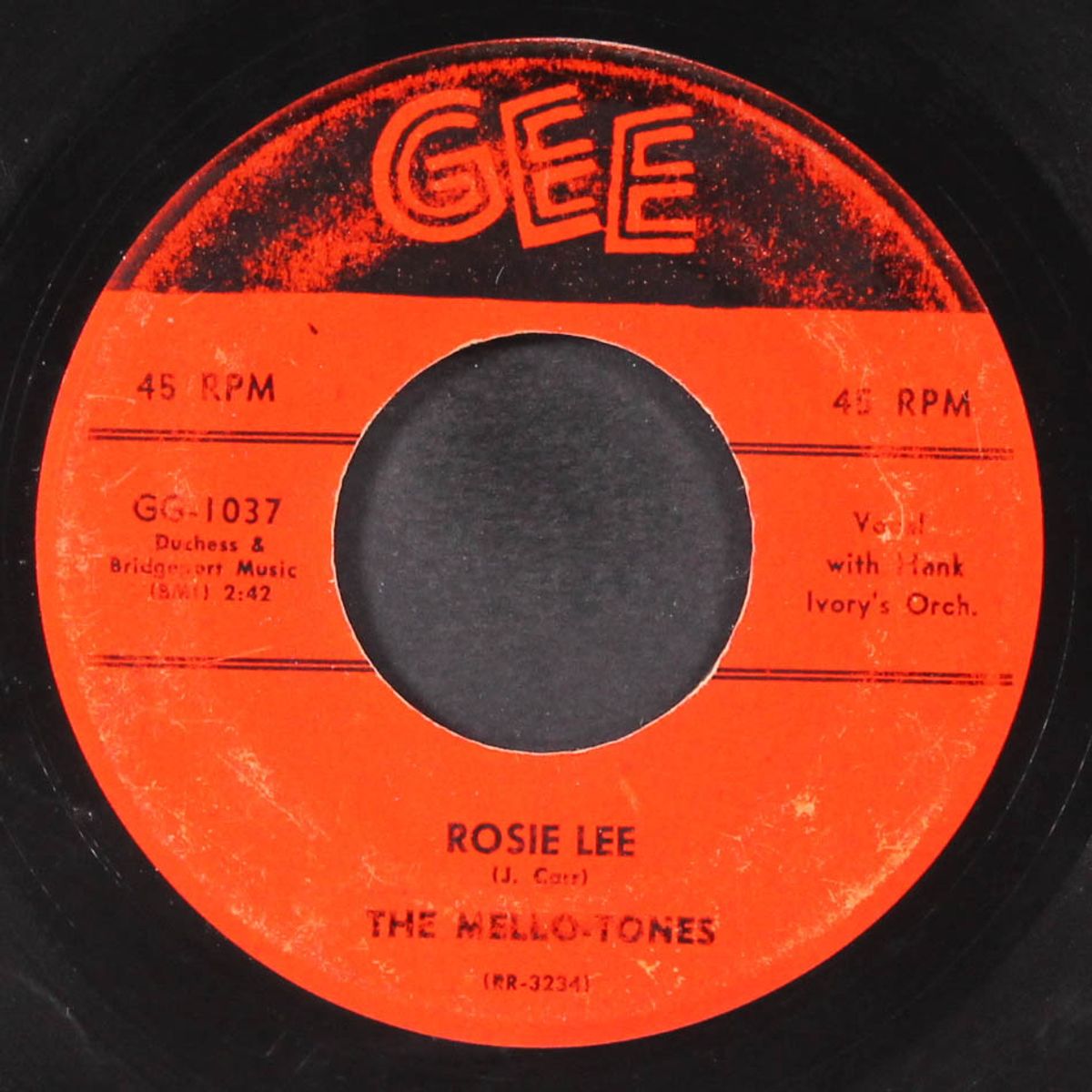 rosie lee / i'll never fall in love again by MELLO-TONES