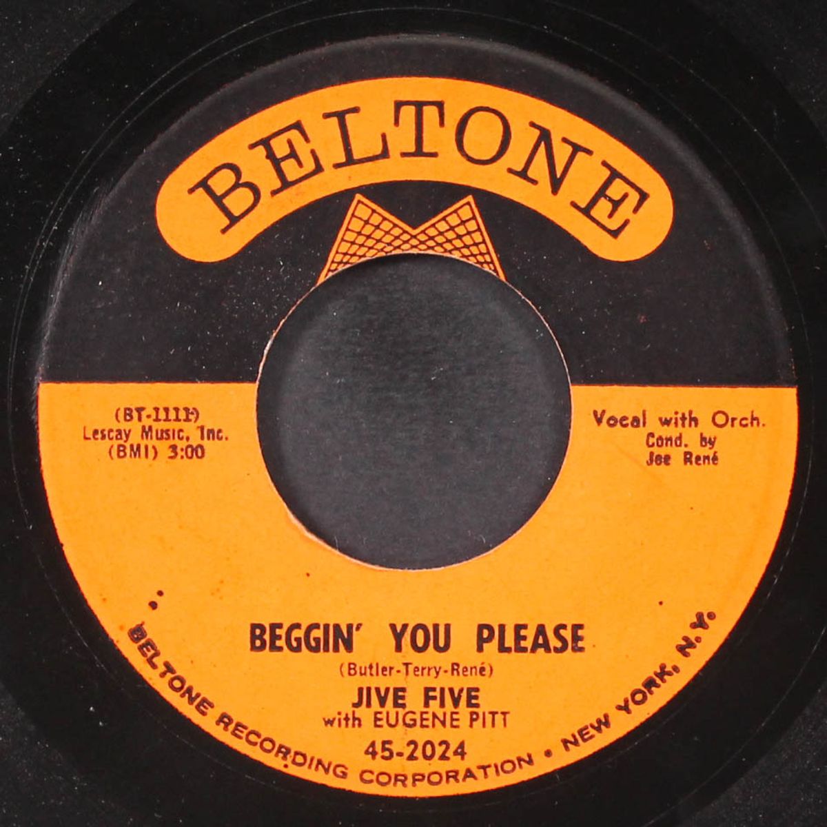 what time is it? / beggin' you please by JIVE FIVE