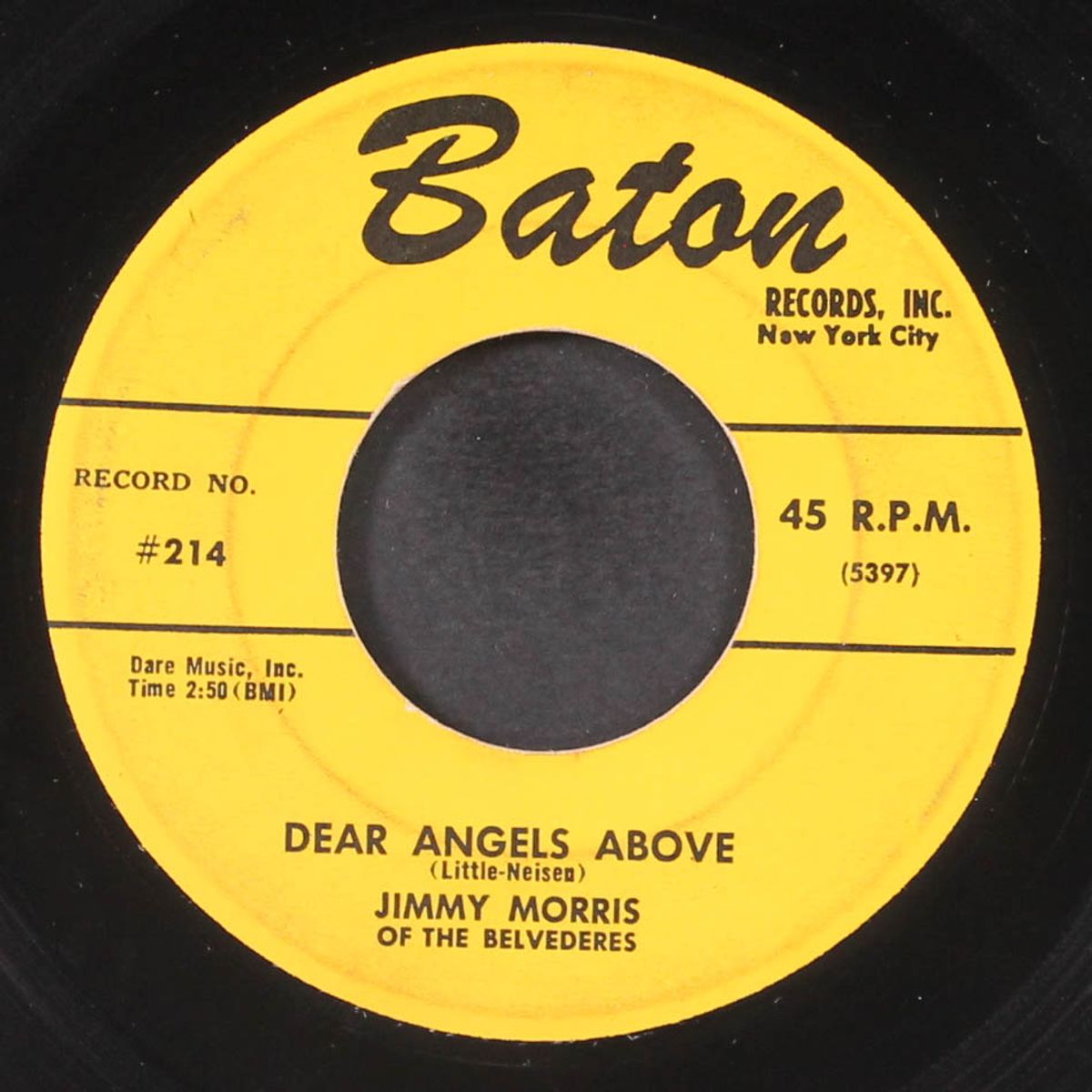 dear angels above / come to me baby by BELVEDERES