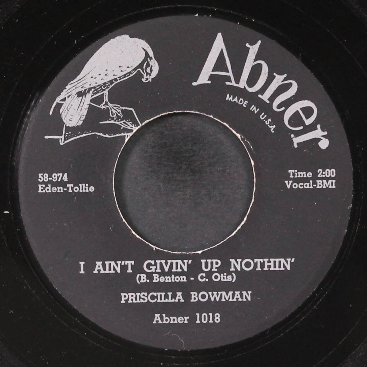 a rockin' good way / i ain't givin' up nothin' by PRISCILLA BOWMAN