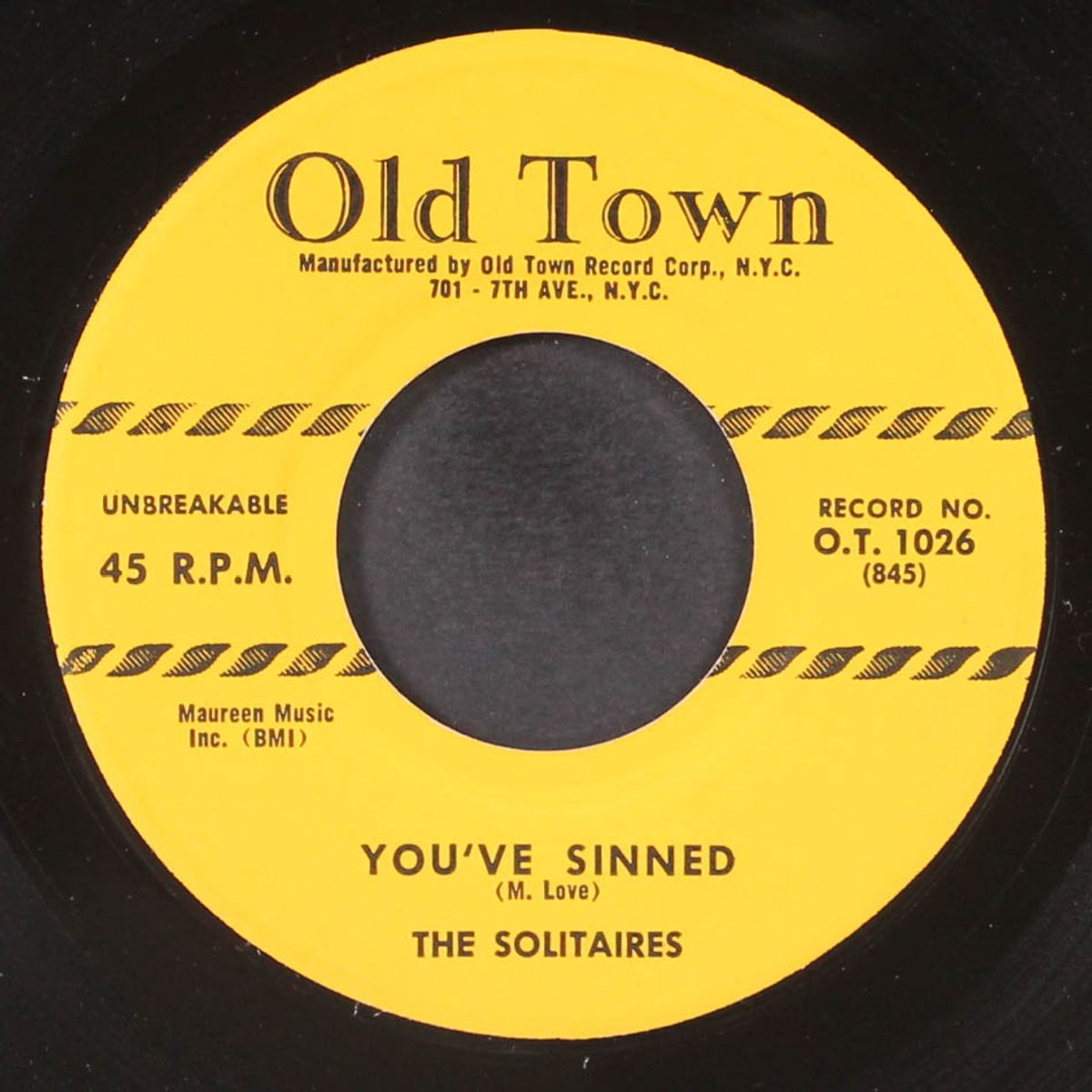 the angels sang / you've sinned by SOLITAIRES