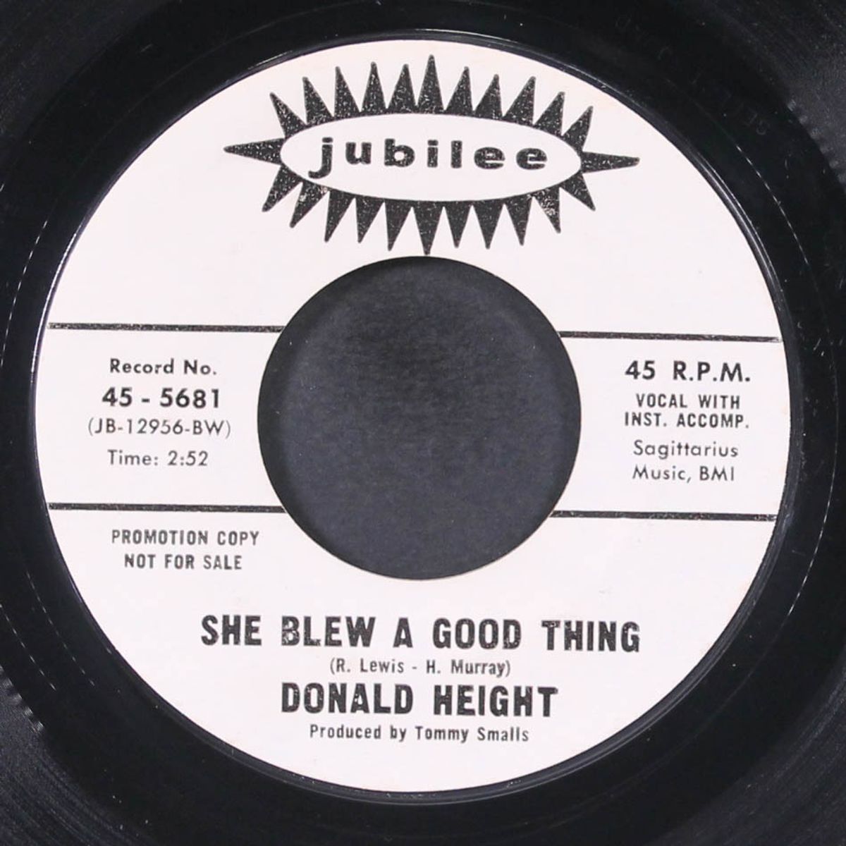 she blew a good thing by DONALD HEIGHT
