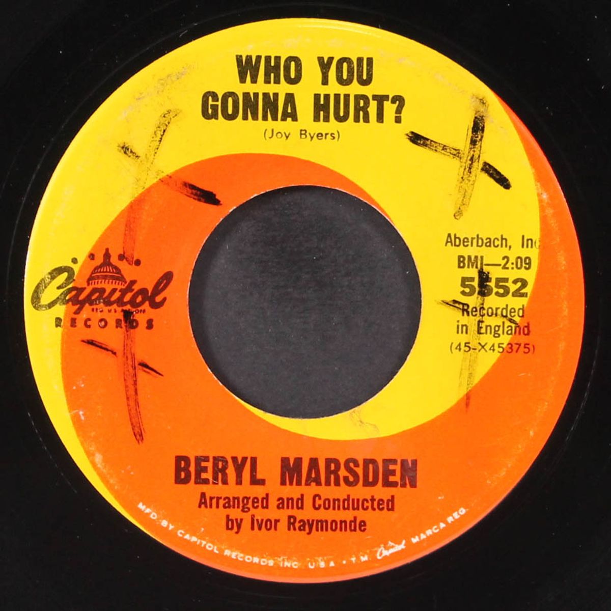 who you gonna hurt? / gonna make him my baby by BERYL MARSDEN