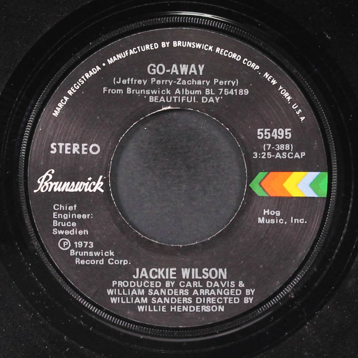 because of you / go-away by JACKIE WILSON