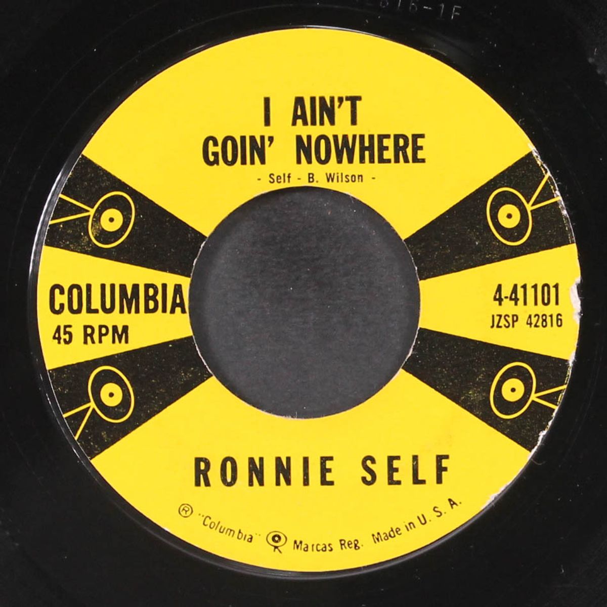 bop-a-lena / i ain't goin' nowhere by RONNIE SELF